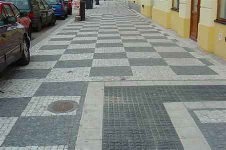 Zámková dlažba, barevná dlažba, Praha - BELLE Bohemia